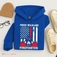 Wildland Firefighter Proud Wildland Fire Gift Hoodie thumb 4
