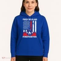Wildland Firefighter Proud Wildland Fire Gift Hoodie thumb 5