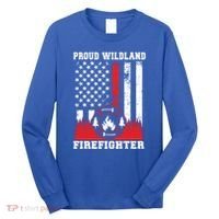Wildland Firefighter Proud Wildland Fire Gift Long Sleeve Shirt thumb 0