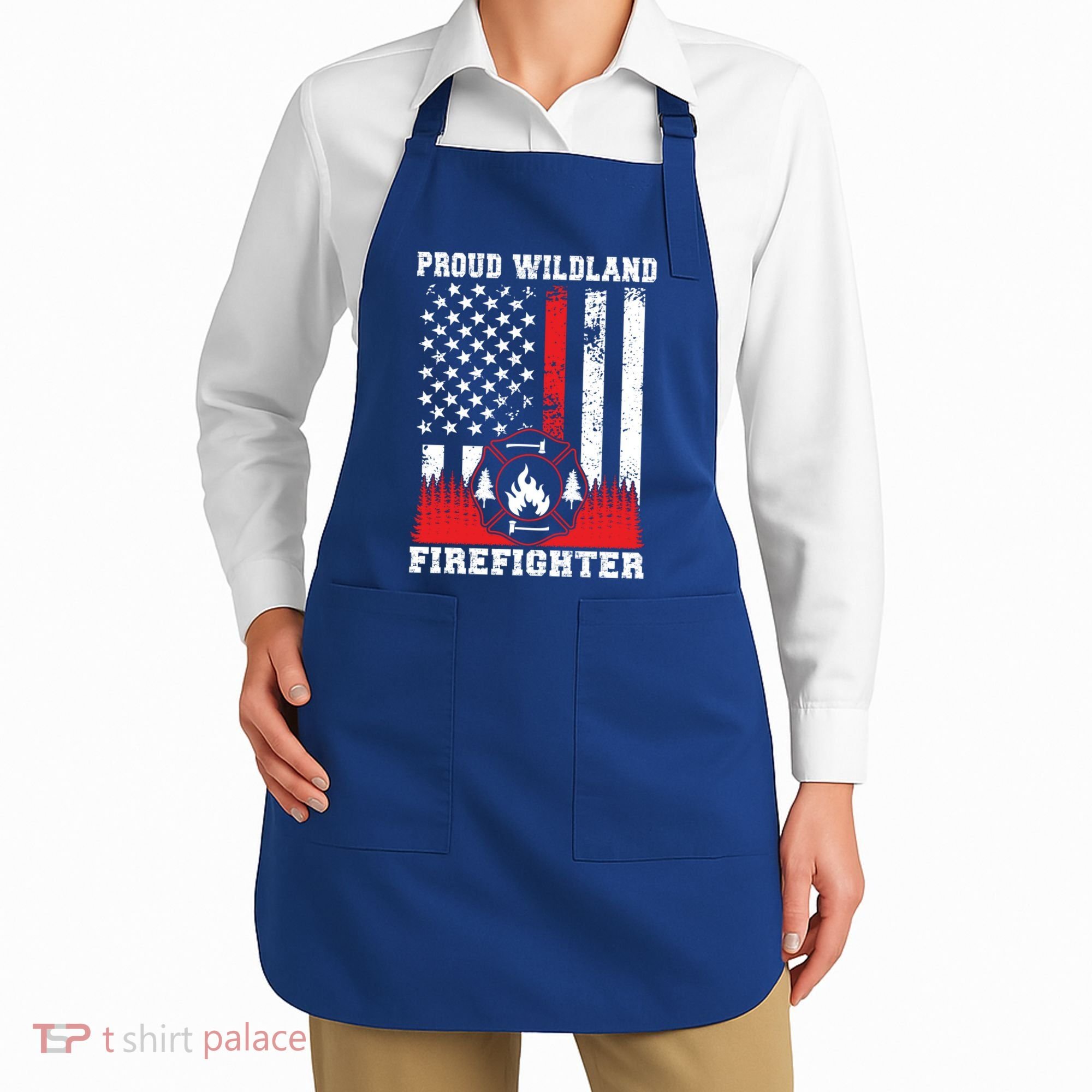 Wildland Firefighter Proud Wildland Fire Gift Apron