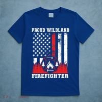 Wildland Firefighter Proud Wildland Fire Gift T-Shirt thumb 5