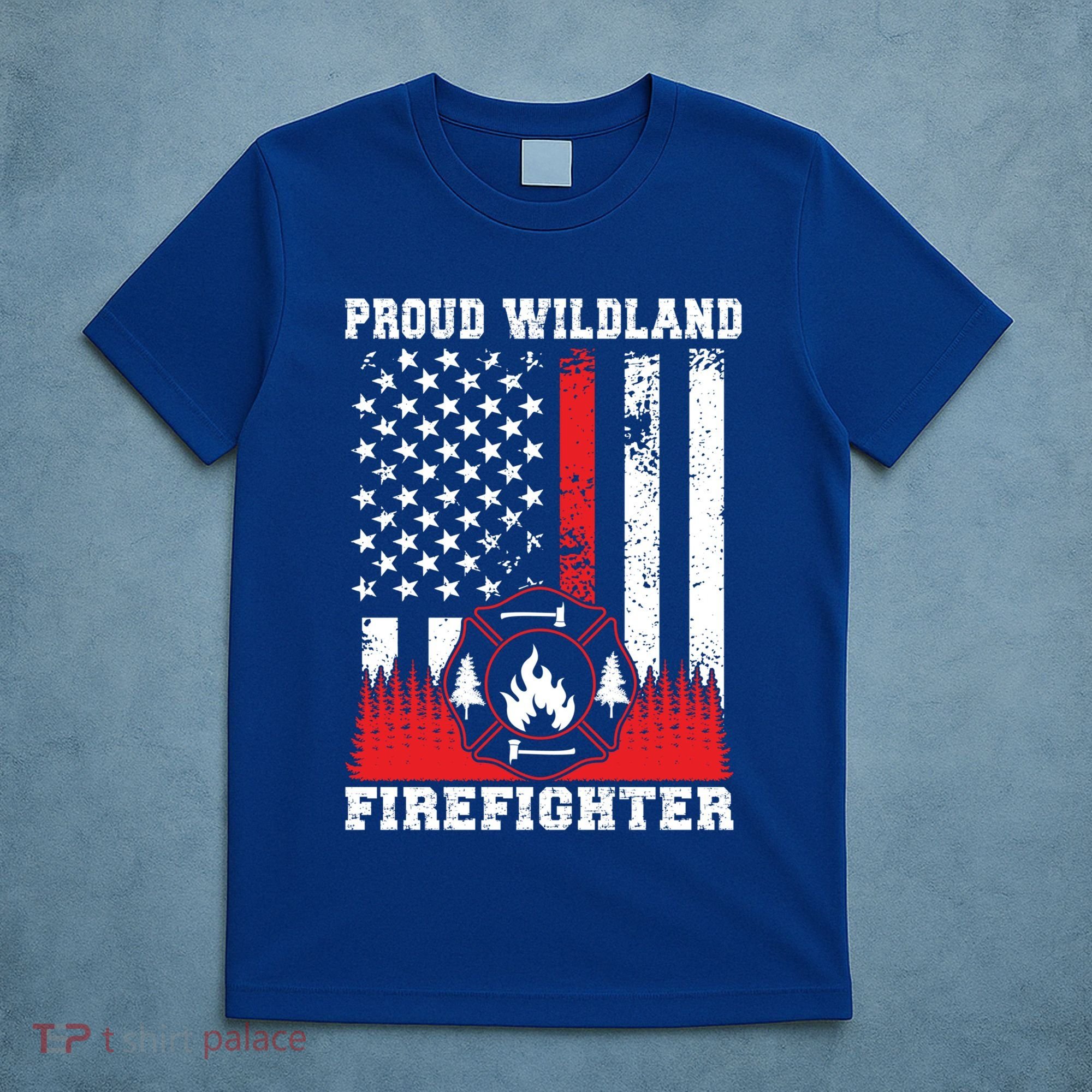 Wildland Firefighter Proud Wildland Fire Gift T-Shirt
