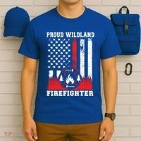Wildland Firefighter Proud Wildland Fire Gift T-Shirt thumb 6