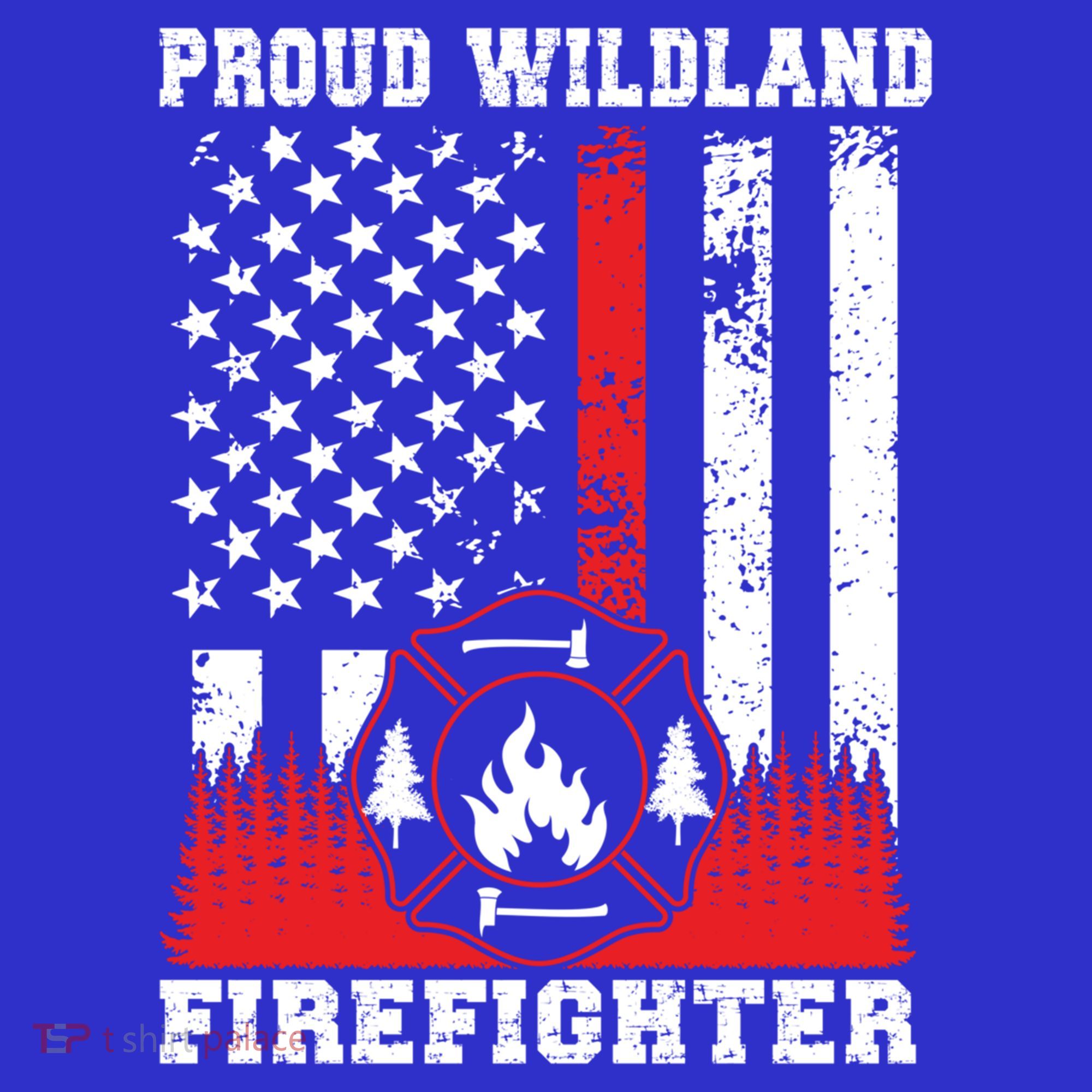 Wildland Firefighter Proud Wildland Fire Gift Mousepad