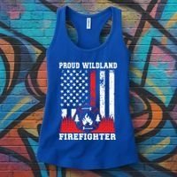 Wildland Firefighter Proud Wildland Fire Gift Women's Tank Top thumb 3
