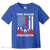 Wildland Firefighter Proud Wildland Fire Gift Toddler T-Shirt thumb 0