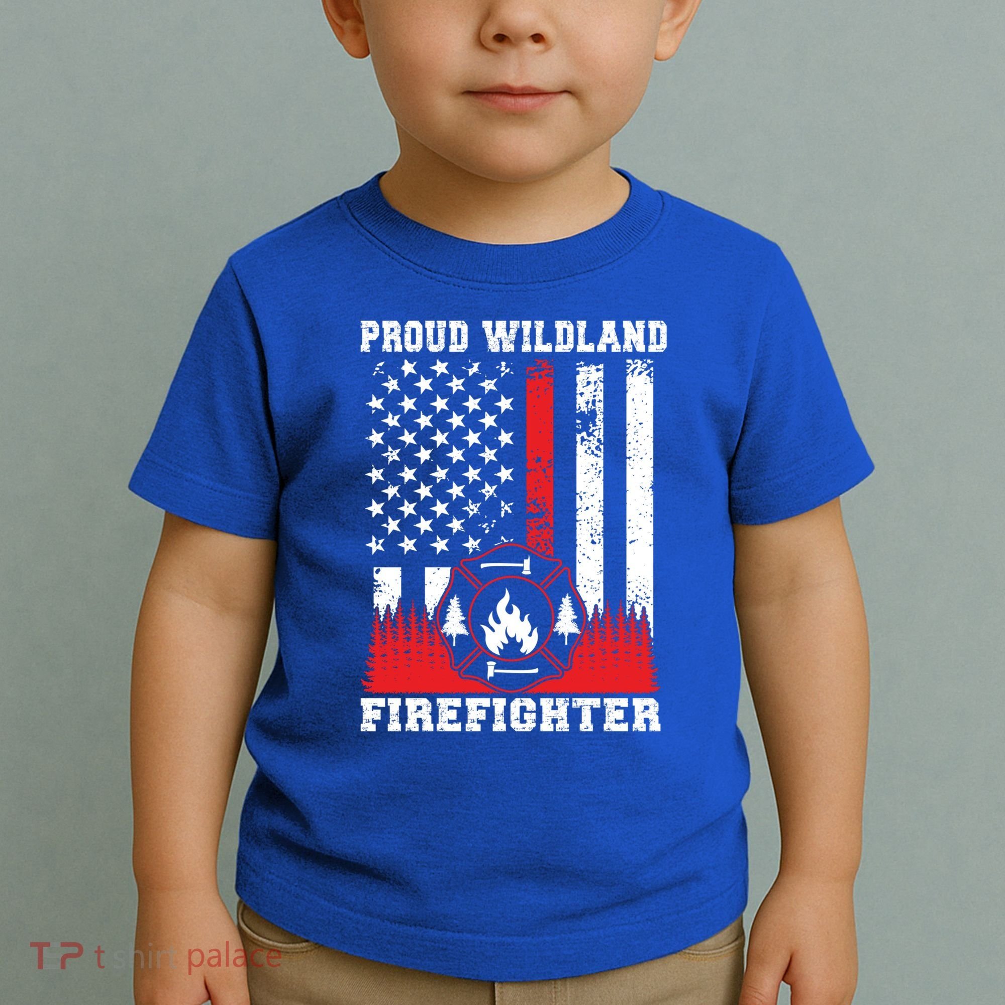 Wildland Firefighter Proud Wildland Fire Gift Toddler T-Shirt