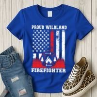 Wildland Firefighter Proud Wildland Fire Gift Women's T-Shirt thumb 3
