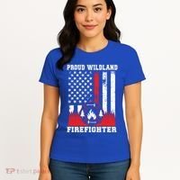 Wildland Firefighter Proud Wildland Fire Gift Women's T-Shirt thumb 4