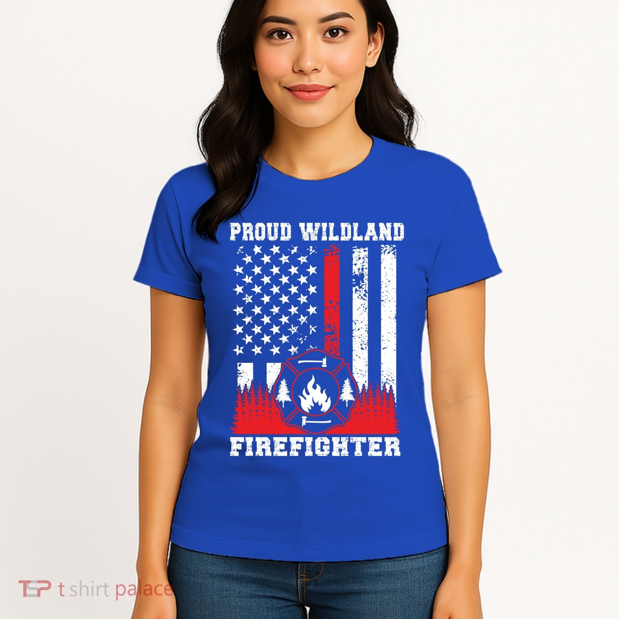 Wildland Firefighter Proud Wildland Fire Gift Women's T-Shirt