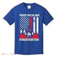 Wildland Firefighter Proud Wildland Fire Gift Kids T-Shirt thumb 0