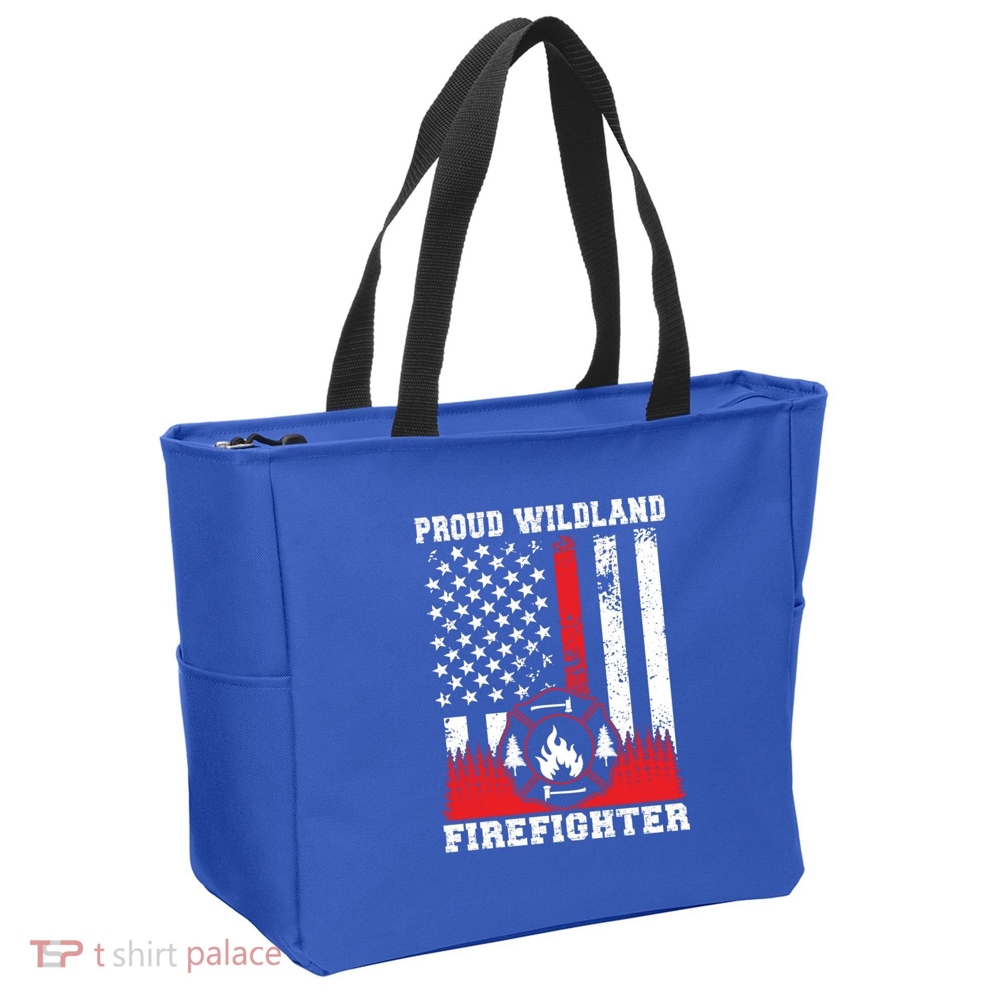 Wildland Firefighter Proud Wildland Fire Gift Tote Bag