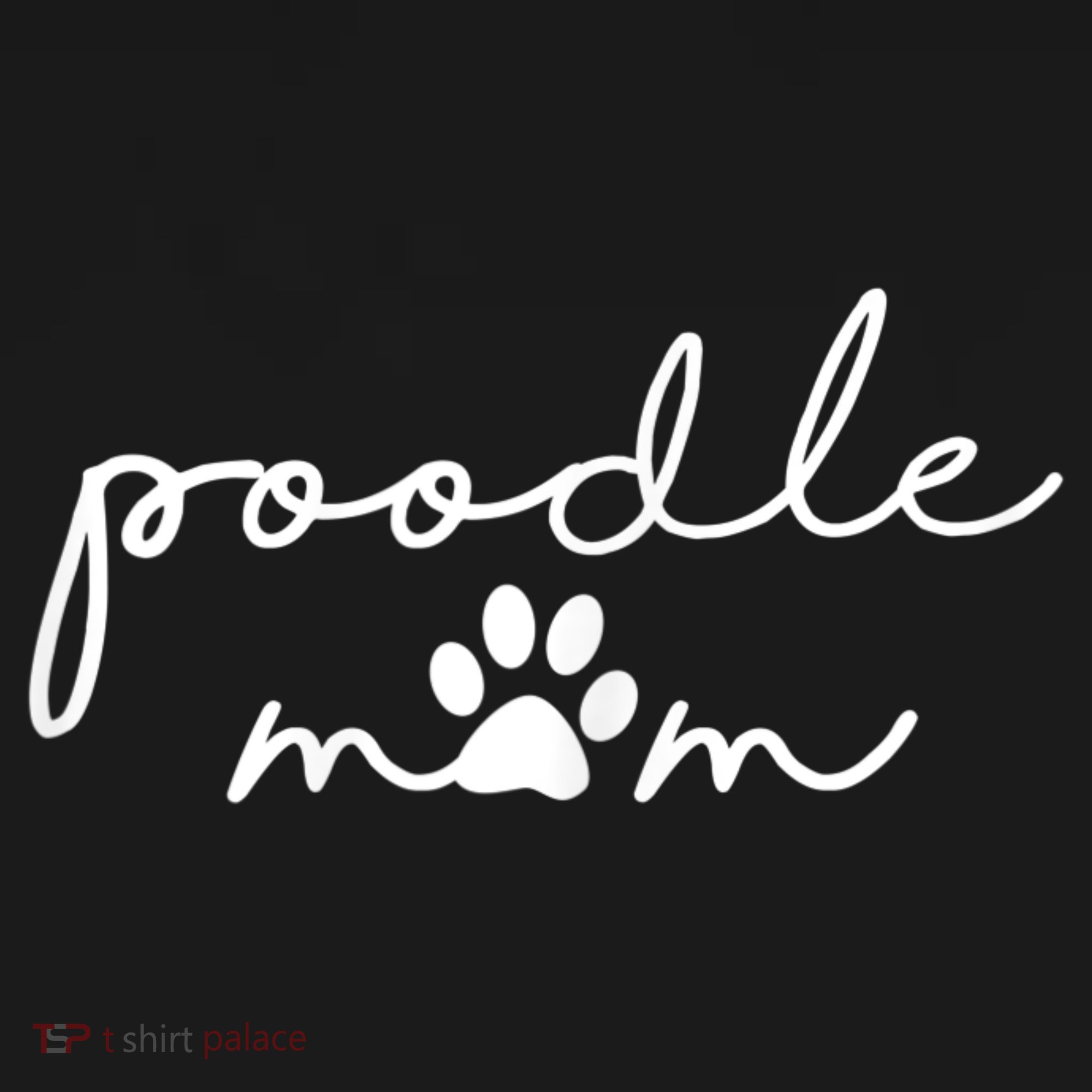 Womens Funny Poodle Dog Mom Cute Poodle Mom For Women Women's Hoodie