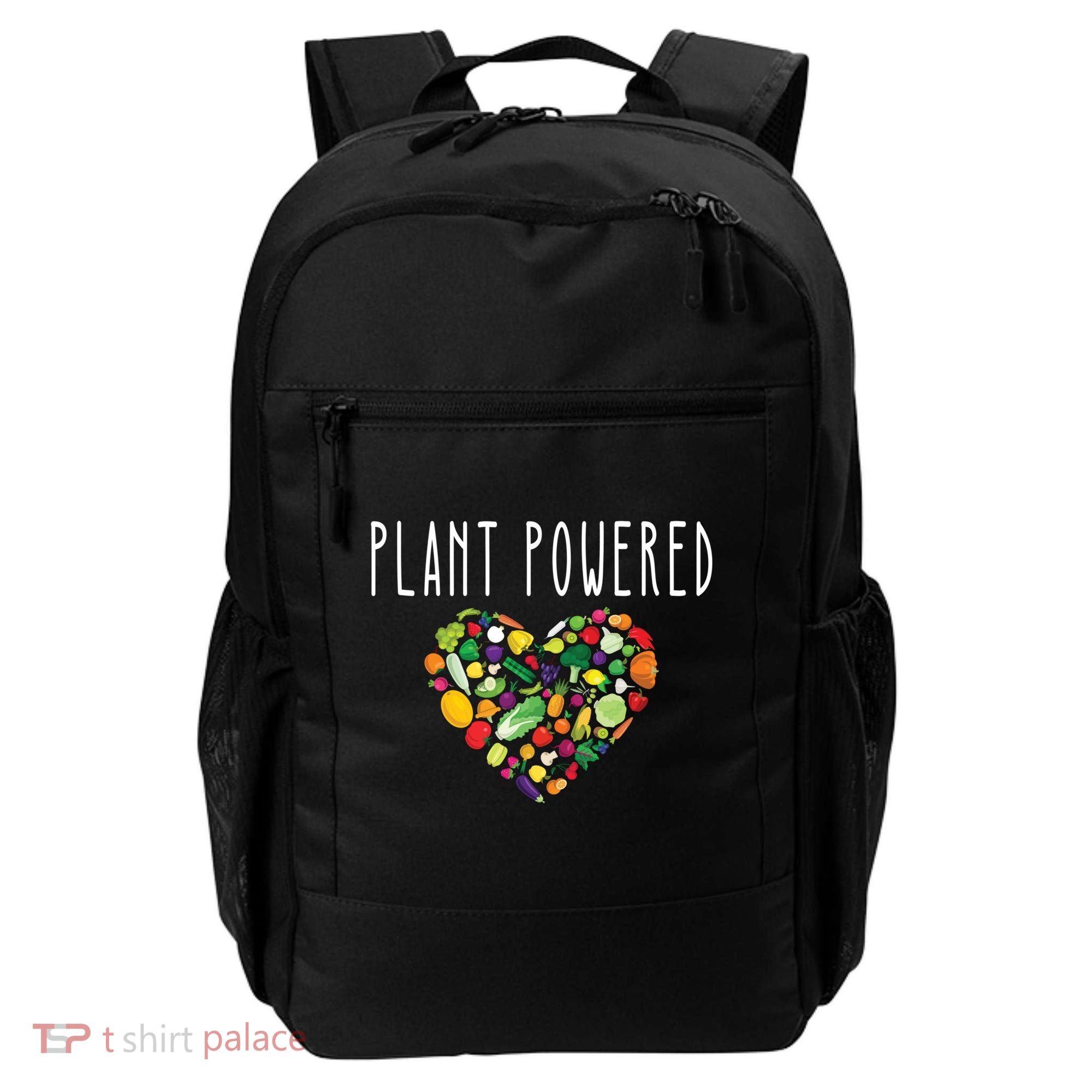 Whole Food Plant Based Lifestyle Wfpb Vegan Powered Veggie Meaningful Gift Backpack
