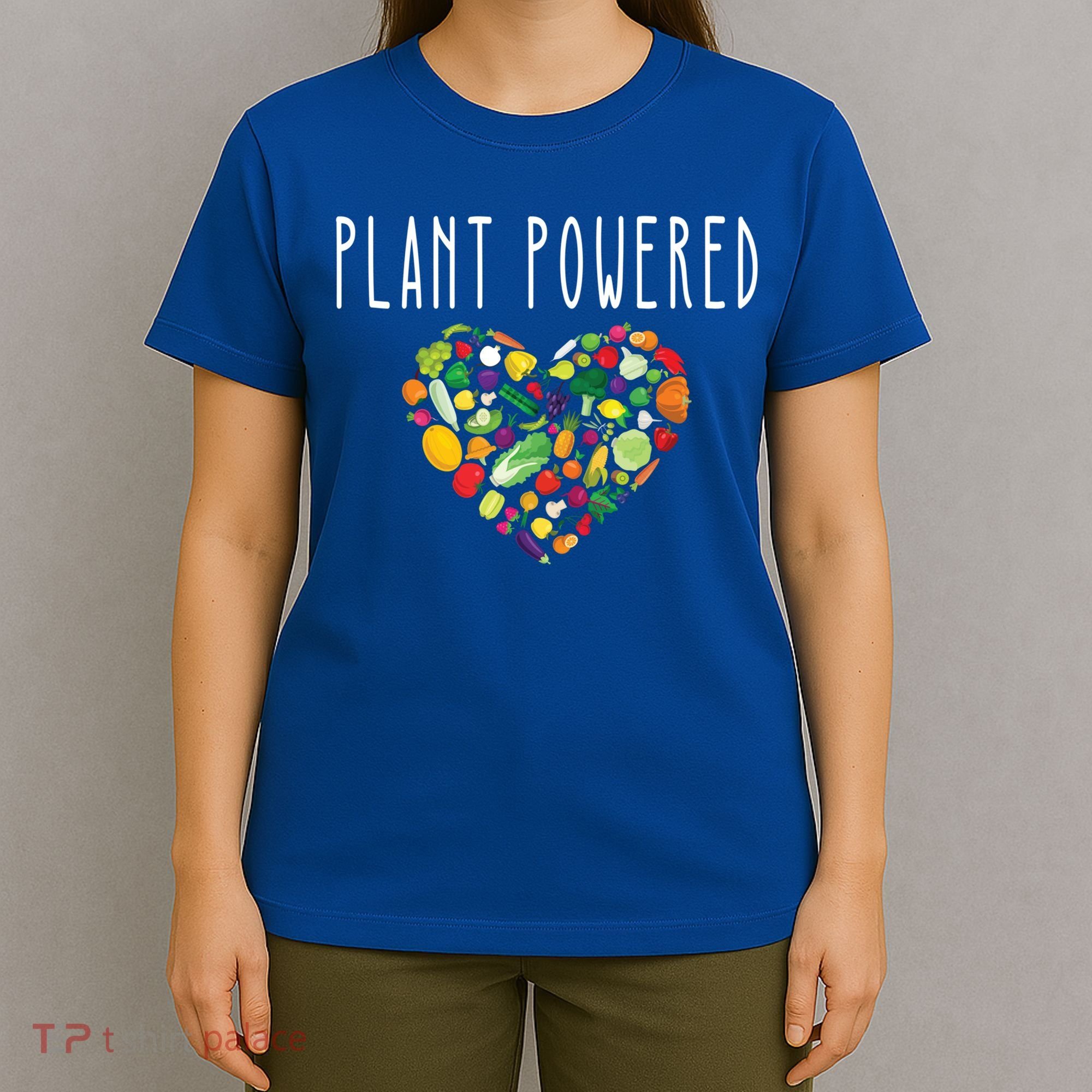 Whole Food Plant Based Lifestyle Wfpb Vegan Powered Veggie Meaningful Gift T-Shirt