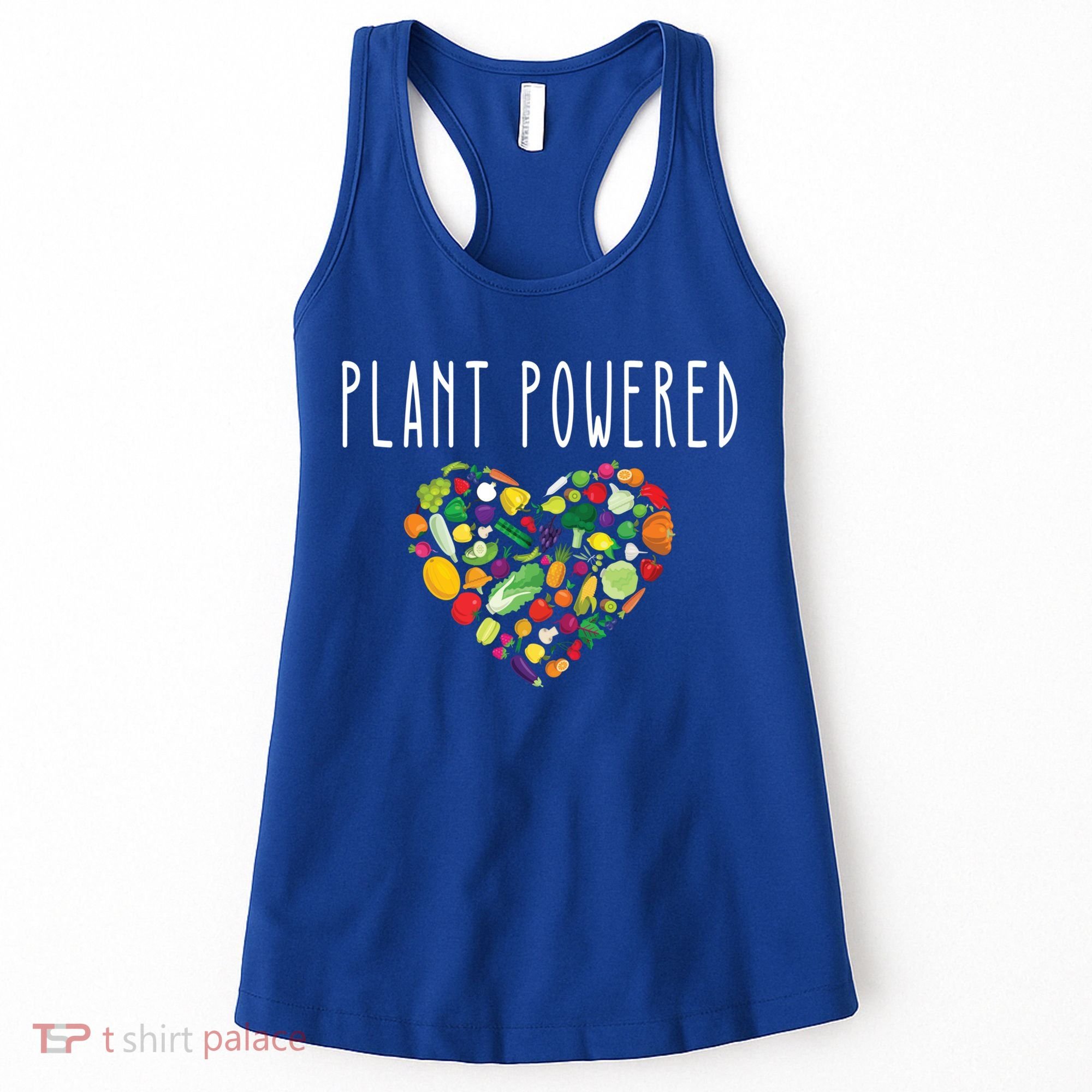 Whole Food Plant Based Lifestyle Wfpb Vegan Powered Veggie Meaningful Gift Women's Tank Top