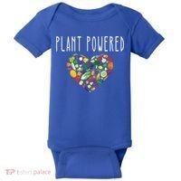 Whole Food Plant Based Lifestyle Wfpb Vegan Powered Veggie Meaningful Gift Baby Bodysuit thumb 0