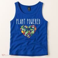 Whole Food Plant Based Lifestyle Wfpb Vegan Powered Veggie Meaningful Gift Tank Top thumb 2