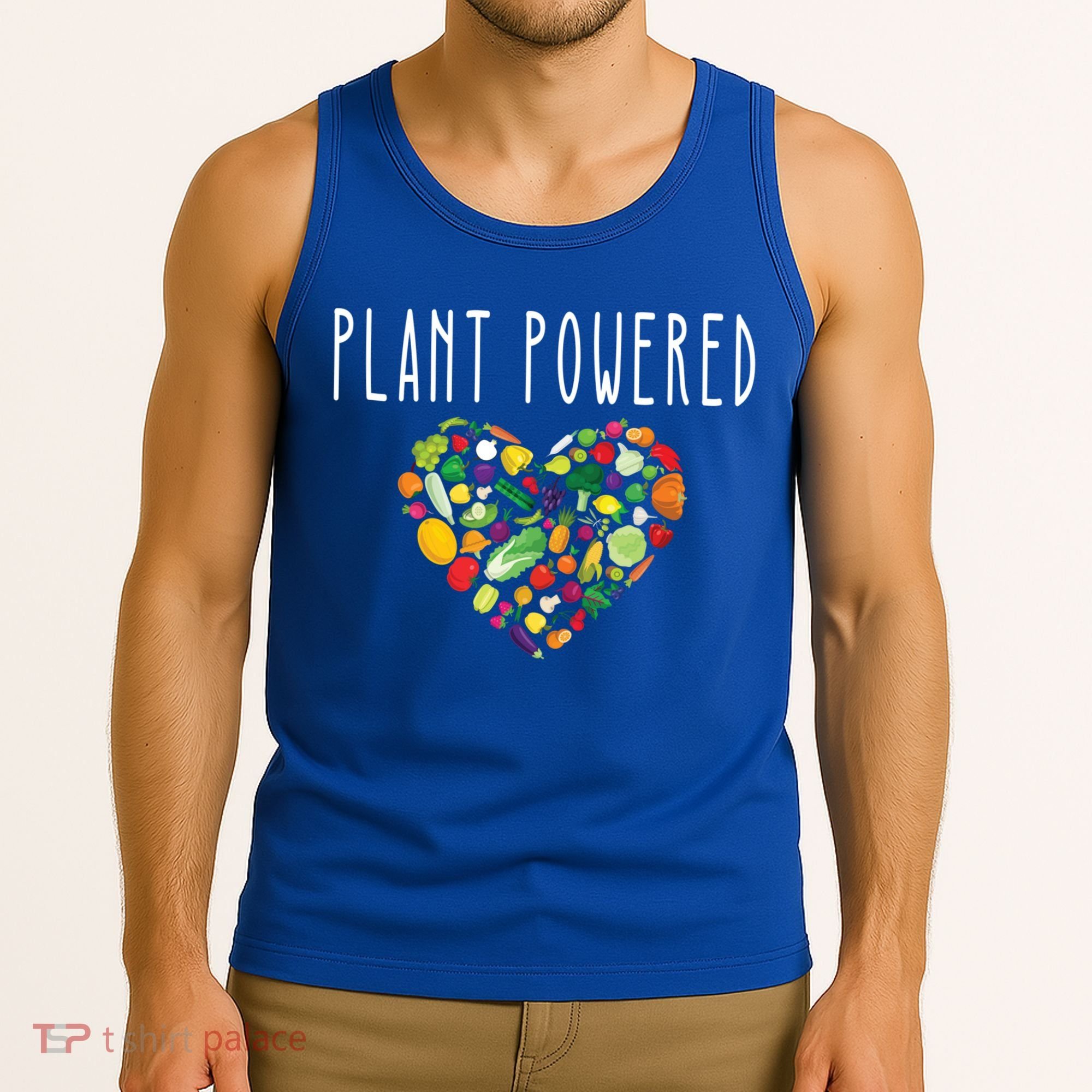 Whole Food Plant Based Lifestyle Wfpb Vegan Powered Veggie Meaningful Gift Tank Top