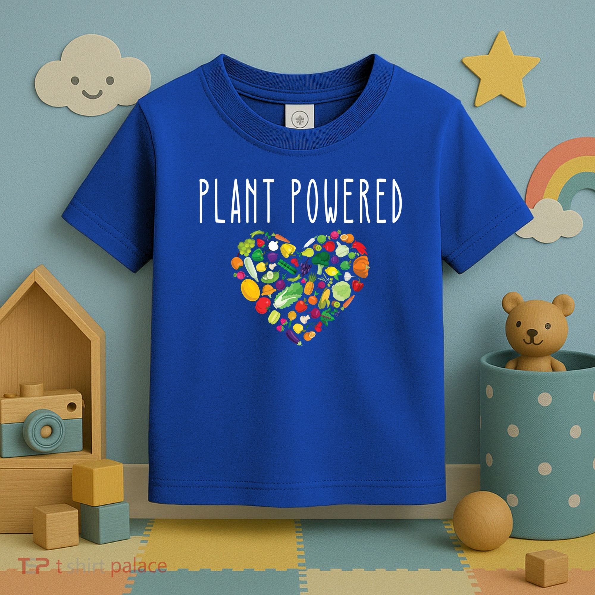 Whole Food Plant Based Lifestyle Wfpb Vegan Powered Veggie Meaningful Gift Toddler T-Shirt