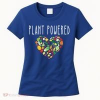 Whole Food Plant Based Lifestyle Wfpb Vegan Powered Veggie Meaningful Gift Women's T-Shirt thumb 0