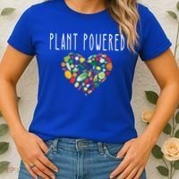 Whole Food Plant Based Lifestyle Wfpb Vegan Powered Veggie Meaningful Gift Women's T-Shirt thumb 2
