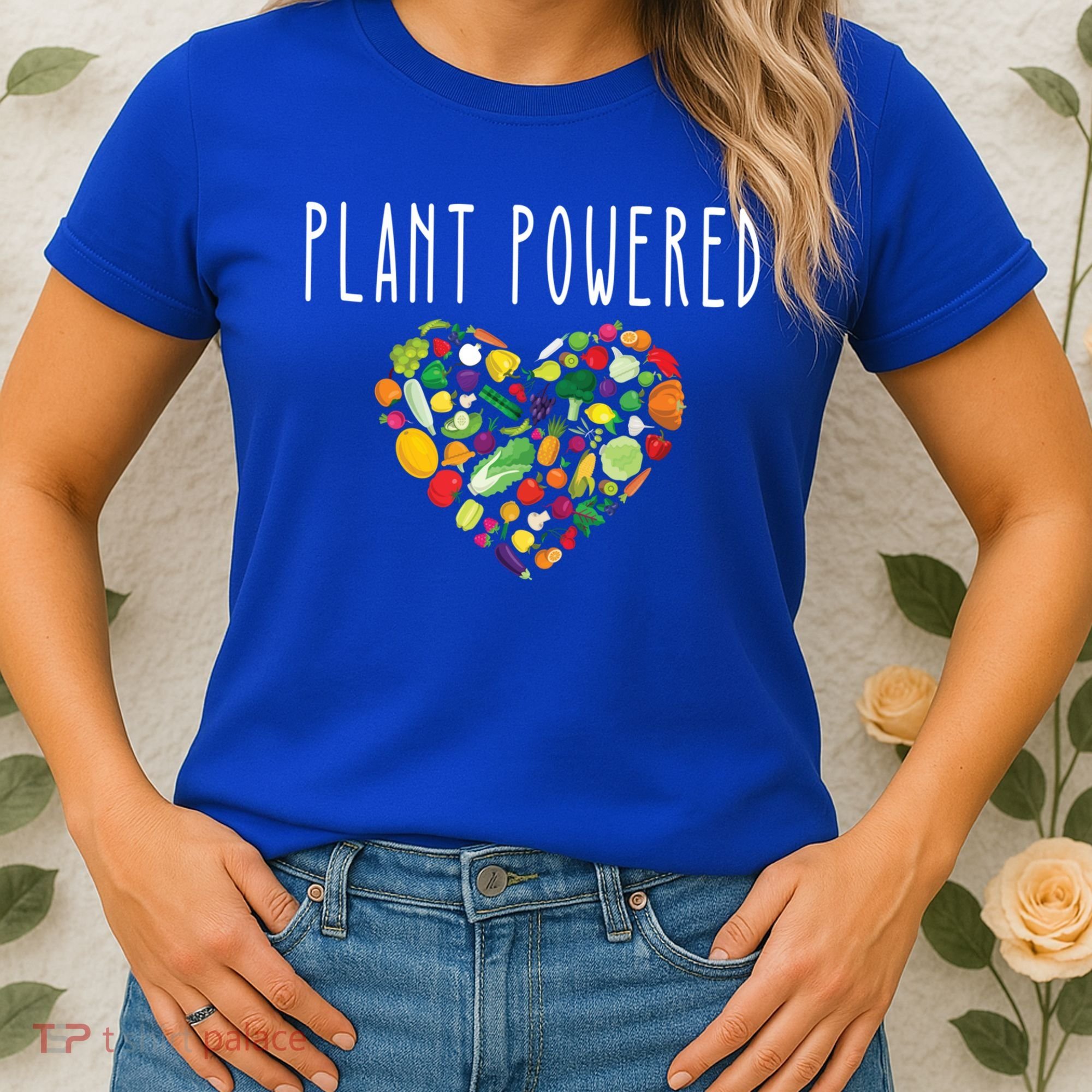 Whole Food Plant Based Lifestyle Wfpb Vegan Powered Veggie Meaningful Gift Women's T-Shirt