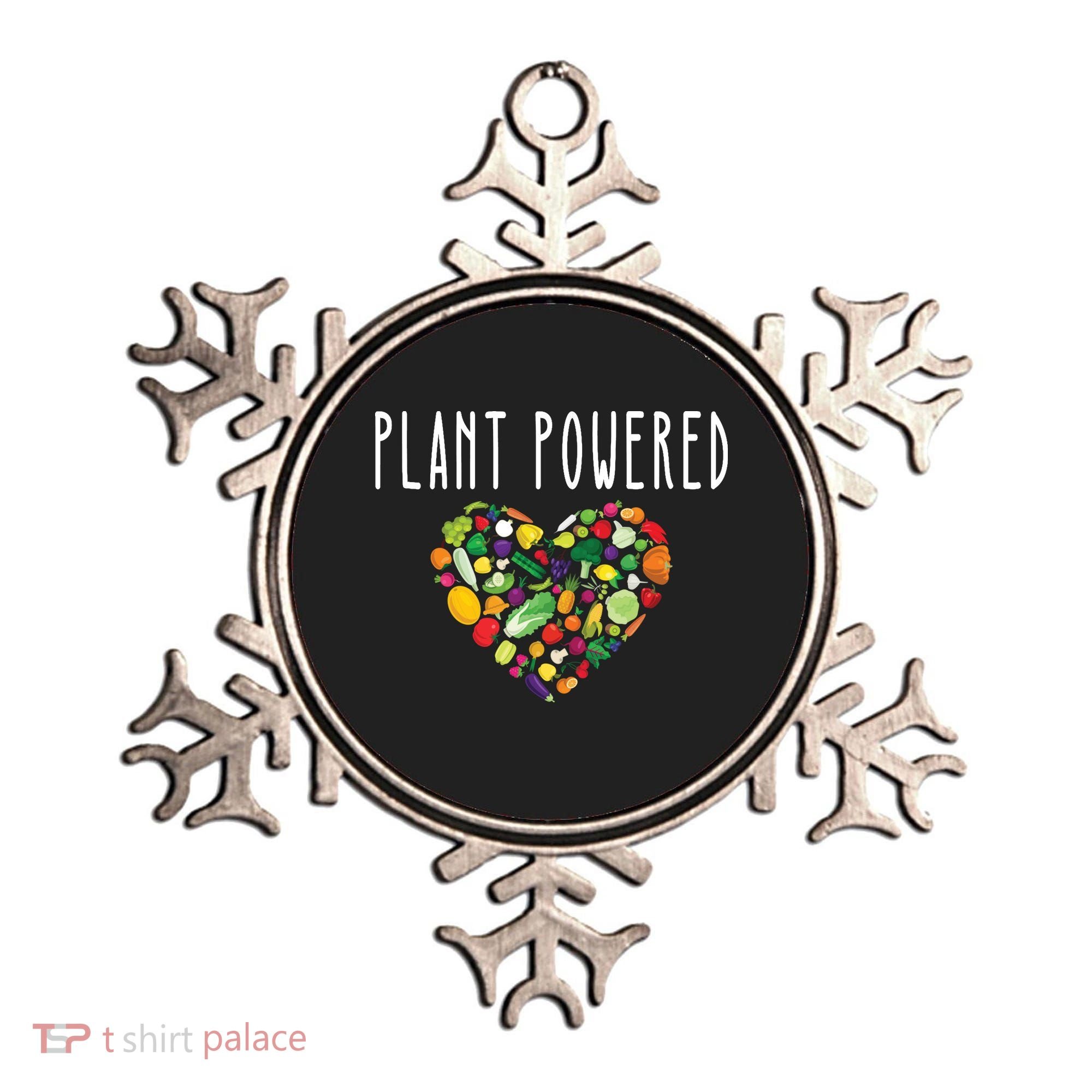 Whole Food Plant Based Lifestyle WFPB Vegan Powered Veggie Ornament