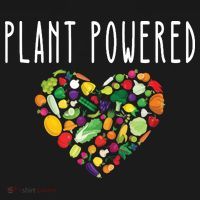 Whole Food Plant Based Lifestyle WFPB Vegan Powered Veggie Ornament thumb 1