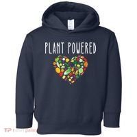 Whole Food Plant Based Lifestyle WFPB Vegan Powered Veggie Toddler Hoodie thumb 0