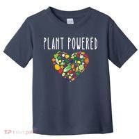 Whole Food Plant Based Lifestyle WFPB Vegan Powered Veggie Toddler T-Shirt thumb 0