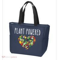 Whole Food Plant Based Lifestyle WFPB Vegan Powered Veggie Tote Bag thumb 3