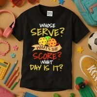 Womens Funny Pickleball Gift Pickle Ball Player Pickleball VNeck TShirt Kids T-Shirt thumb 3