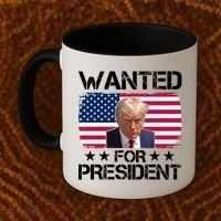 Wanted For President Donald Trump USA Election Coffee Mug thumb 2