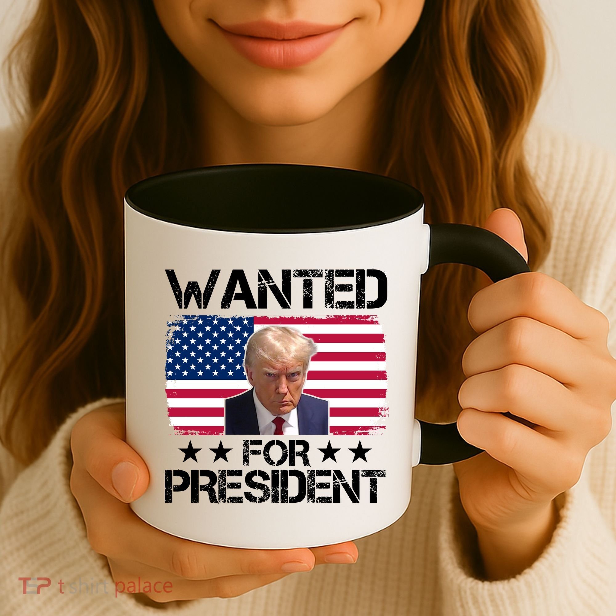 Wanted For President Donald Trump USA Election Coffee Mug