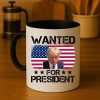Wanted For President Donald Trump USA Election Coffee Mug thumb 4