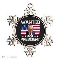 Wanted For President Donald Trump USA Election Ornament thumb 0