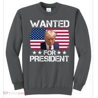 Wanted For President Donald Trump USA Election Sweatshirt thumb 0