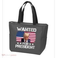 Wanted For President Donald Trump USA Election Tote Bag thumb 3