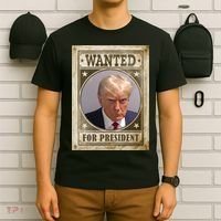 Wanted For President Funny Donald Trump Mugshot T-Shirt thumb 6