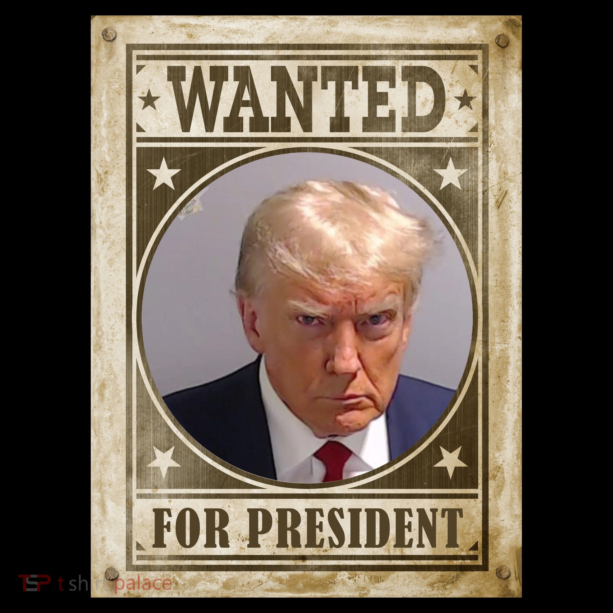 Wanted For President Funny Donald Trump Mugshot Coffee Mug
