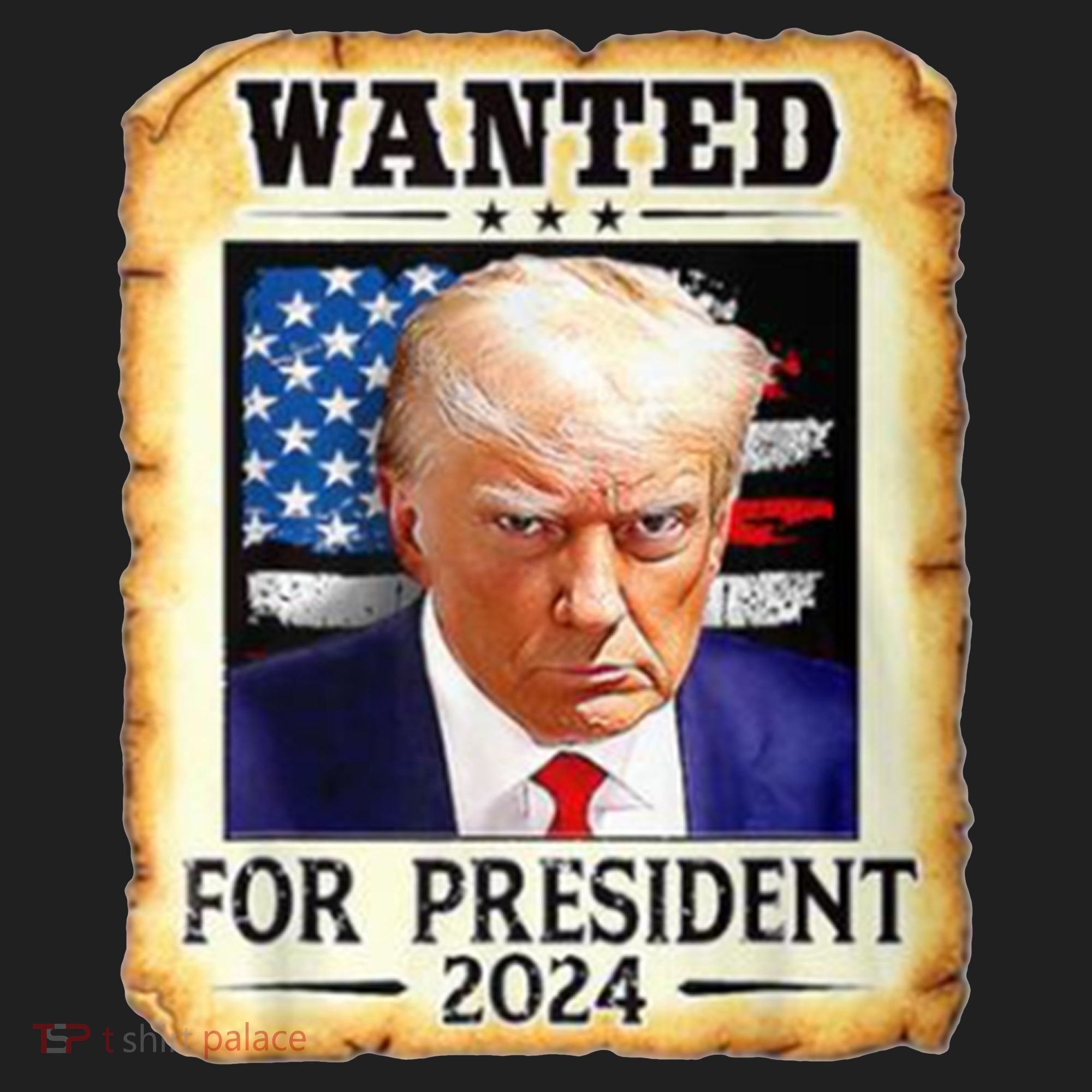 Wanted For President 2024 Donald Trump Women's Sweatshirt