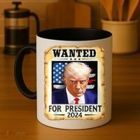 Wanted For President 2024 Donald Trump Coffee Mug thumb 4