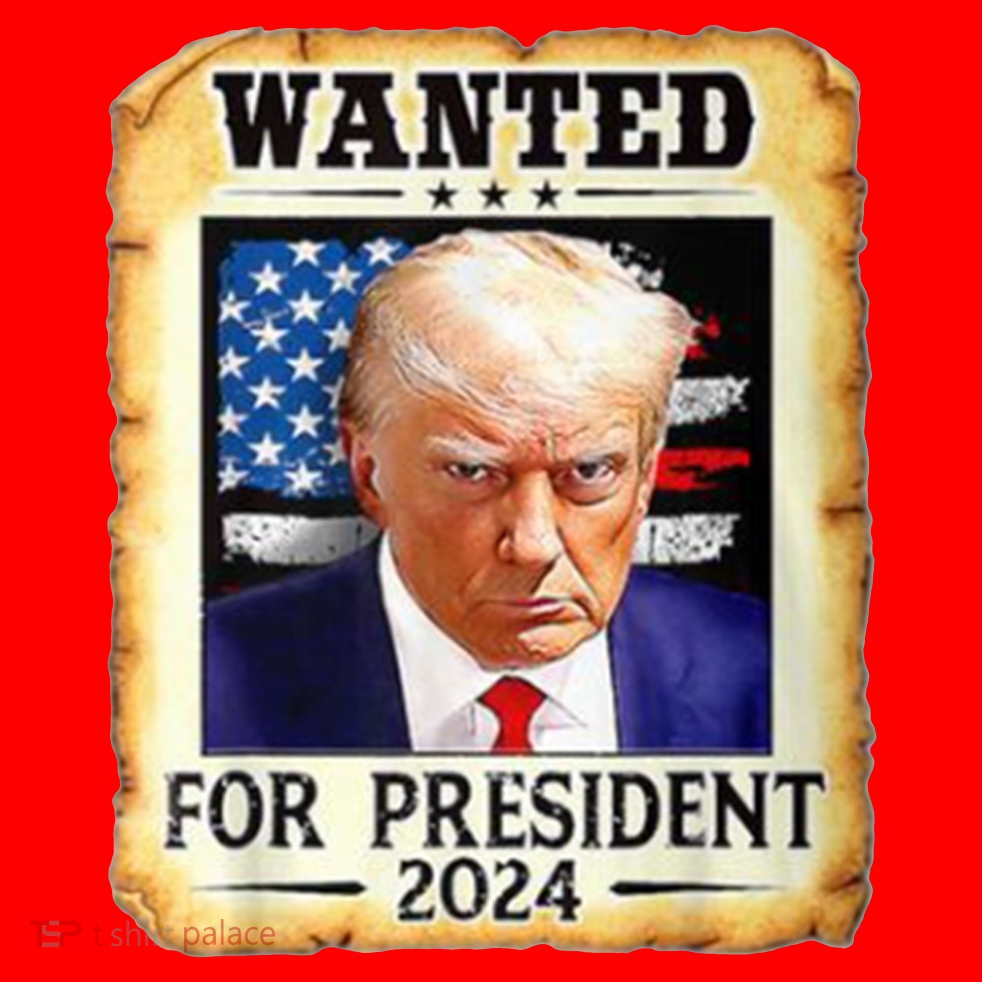 Wanted For President 2024 Donald Trump Sweatshirt