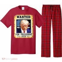 Wanted For President 2024 Donald Trump Pajama Set thumb 0