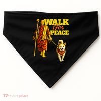  Walk For Peace Walking Monks And Aloka Dog USA-Made Doggie Bandana thumb 0