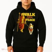  Walk For Peace Walking Monks And Aloka Dog Hoodie thumb 2