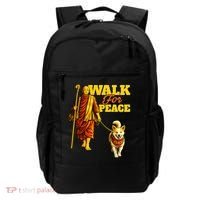  Walk For Peace Walking Monks And Aloka Dog Backpack thumb 0