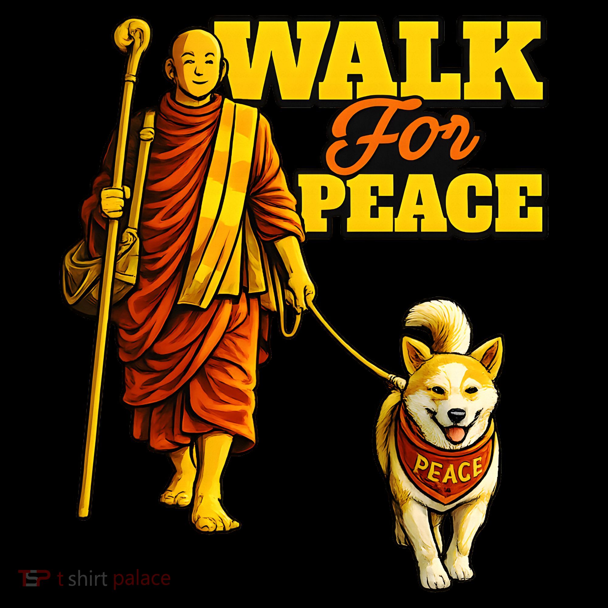  Walk For Peace Walking Monks And Aloka Dog Women's Hoodie