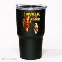  Walk For Peace Walking Monks And Aloka Dog Tumbler thumb 0